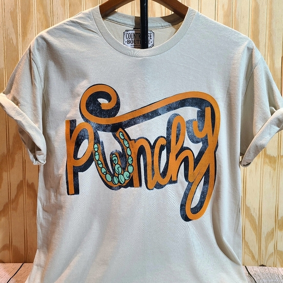 🧡 Punchy Western Graphic Tee | Turquoise Rope Detail | Country Life Boutique - Picture 10 of 15